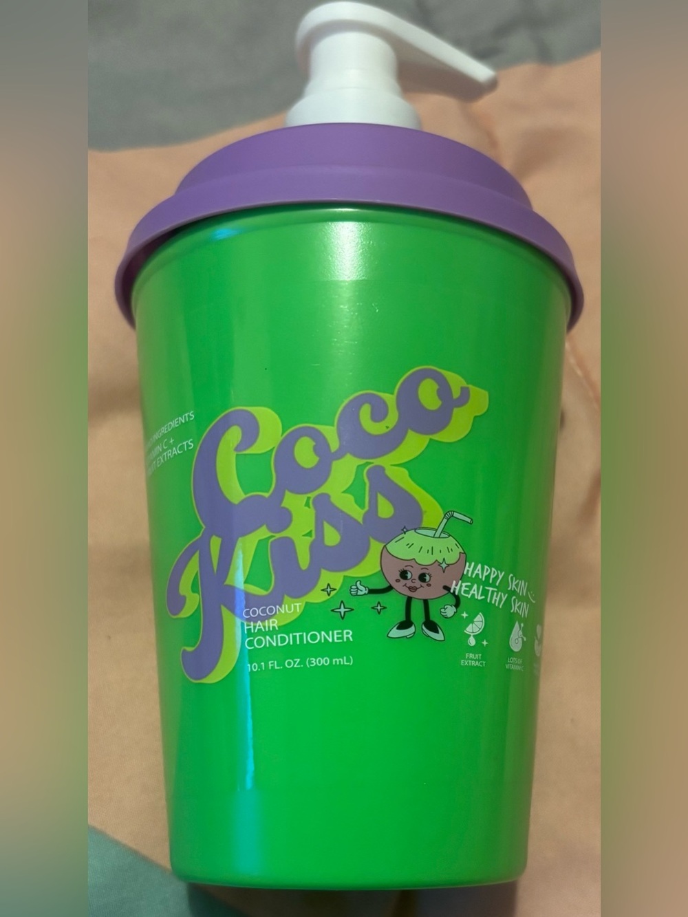 Coconut Hair Conditioner - Green & Purple